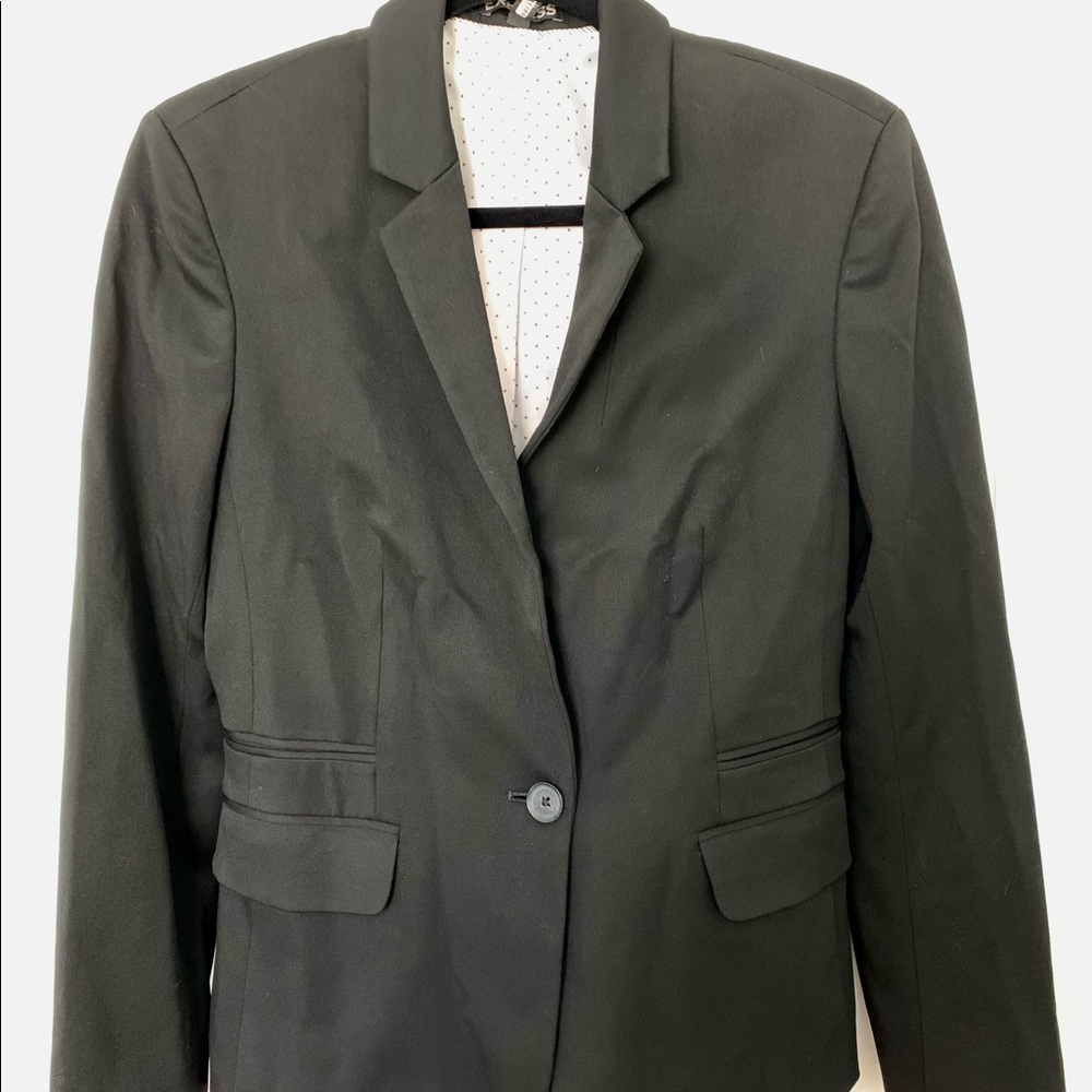 Black Express Single Button Blazer - image 1